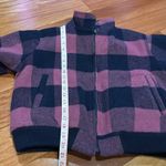 Woolrich  Vintage Wool Jacket Plaid  Zip Up Women’s Made In USA Bomber Style Sz M Photo 8