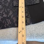 Chico's Lace Blazer Jacket Womens 2 Large Black Whimsigoth Pockets Dark Romantic Photo 13