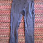 Lululemon  GREY CROP RUN ATHLETIC LEGGINGS Photo 0