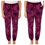 secret treasures NWT Women’s 3X Floral Velour Jogger Sleep Pants Super Soft Plus Photo 1