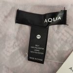 AQUA  Pink Snakeskin Cropped Wrap Blouse Size Medium NWT Snakeskin Top Photo 6