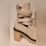 Free People Jesse Women's Cutout Boots In Ivory Size 8.5/39 Photo 4