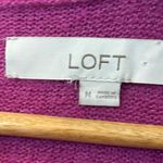 Loft Purple Button Front Cardigan Size Medium Photo 5