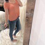 Active USA  Orange Short Sleeve Women's Tee size large Photo 3