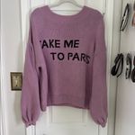 Maeve Anthropologie  take me to Paris sweater Photo 3