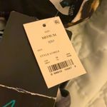 Aqua Green NWT  Brown Animal Print High Back Low Thigh 1 Piece Swimsuit Medium Photo 8