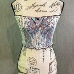 Poupette St. Barth Cream Bustier Crop Top Sleeveless Size OS Photo 0