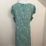 Showpo Secret Cure Mini Dress Mint floral 14 Green Photo 7