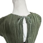 Sabina Musayev Anthropologie Midi Dress Women’s Size XS Moss Green Textured Photo 6