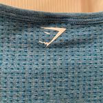 Gymshark Vital Seamless Long Sleeve Crop Top Size Small Blue Workout Top Photo 2