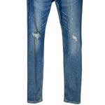 AllSaints Cigarette Jeans Womens 28 Medium Wash Low Rise Distressed Slim Grunge Blue Photo 2