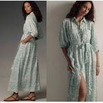 Maeve Anthropologie Irene Linen Shirt Dress Womans XL Photo 1