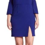 ABS Allen Schwartz NWT  blue off the shoulder dress Photo 0