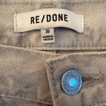 RE/DONE REDONE Originals 70s Bootcut Coated Quartz Women’s  Light Grey Jeans Size 30 Photo 8