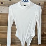 SheIn White Turtleneck Bodysuit Photo 0