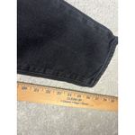 Levi's  High Waisted Mom Jeans Womens 26 Black Distressed 100% Cotton Dark‎ Wash Photo 9