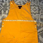 Boho Cottagecore Orange Yellow Overall Dress 🔹 Photo 3