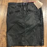 Current/Elliott NWT CURRENT ELLIOTT The Soho Coated Denim Zip Stiletto Pencil Mini Skirt 31 $295 Photo 4