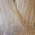 Free People Dahlia White Swiss Dot Sheer Long Sleeve Dress Size Medium Brand New Photo 6