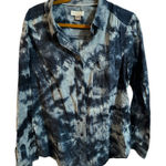 Pilcro  Anthropologie The Cate Classic Tie Dye Button
Down Shirt Photo 0