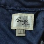 Beige by eci Womens Dress Sz 4 Navy Blue Lace Short Sleeve Office Party Wedding Photo 2