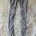 Alo Yoga Grey Ribbed Goddess Leggings Photo 4