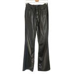 Judy Blue  Straight Black Faux Leather Pants Sz 11/30 Photo 4