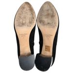 Calvin Klein Womens Size 41 10 Black Suede Lucite Block Heel Ankle Booties Boots Photo 8