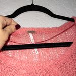 Free People Bubblegum Pink Angel Soft Pointelle Knit Sweater Medium Photo 3