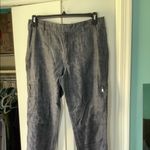 Vince Camuto Women's Dark Wash Cargo Pants Size 30 Zip Pockets Streetwear Photo 1