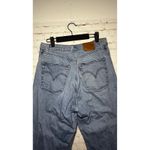 Levi's  Ribcage Cropped Flare Jeans High Waisted Light Wash Button Fly Sz 32 x 26 Photo 5