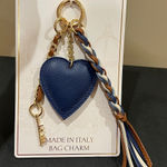 La Via | Italian Leather Heart Bag Charm š¤ Brown Photo 0