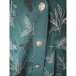 Lisa II Green Collard Vest Blouse Size L Photo 1