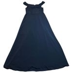 Adrianna Papell Off The Shoulder Ruffle Trim Maxi Dress Size 10 Formal Gown Photo 1