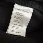 Good American NWT  Distressed Raw Hem Straight Leg Nico Jeans Women's Black 4/27 Photo 7