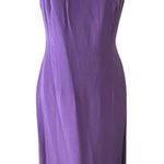 Miller Shor vintage SILK 2 piece dress and jacket Purple Size 14 Photo 0