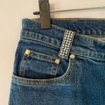 LawMan  Straight Leg Jeans Rhinestone Slim Fit Vintage Western Women size 9 / 30 Photo 5