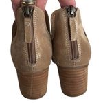 Sofft Leather Wyoming Laser Cut Booties Gold Shimmer Size 7 Photo 4
