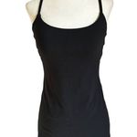 Lululemon Black Tank Top w/ Pads Women's Size 6 | 76 Photo 0