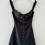 House Of CB Black Adriana Mini Dress XS+ Photo 3