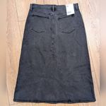 joe's jeans Skirt Womens 32 Black Denim Long Faded Denim Flare The Tulie NWT Photo 3