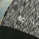 Spyder  Bocca 1/4 zip pullover shirt black gray space dye print layer ski Photo 3