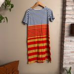 MARNI x Uniqlo Striped‎ Midi Dress Blue Photo 1