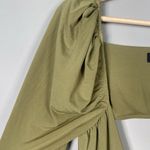 Majorelle Revolve Darla Midi Dress Women's Size S Olive Green Cut Out Party NWT Photo 4