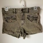 PacSun High-Rise Army Green Short Photo 1
