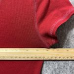 Gap  T Shirt Womens Medium Short Sleeve Red V Neck Fitted Baby Tee‎ Blank Photo 1