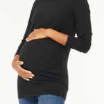 J.Crew Long-Sleeve Crewneck Maternity Tee Size XL Photo 0