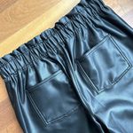 Loft Faux Leather Paperbag Waist Pant Photo 4