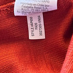 Crew Rust Orange Crepe V Photo 6
