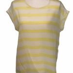 Madewell Broadway & Broome by  silk striped short sleeve tee Photo 0